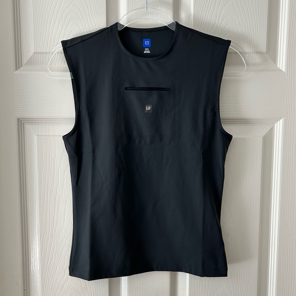 YZY Gap Black Sleeveless Second Skin Tank